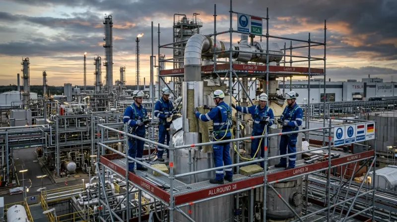 Avrupa Endüstriyel Tesislerinde İskele ve İzolasyon İş Gücü Mobilizasyonu: Deta Industry KFT Güvencesi | Deta Endüstri - Deta Endüstri Blog