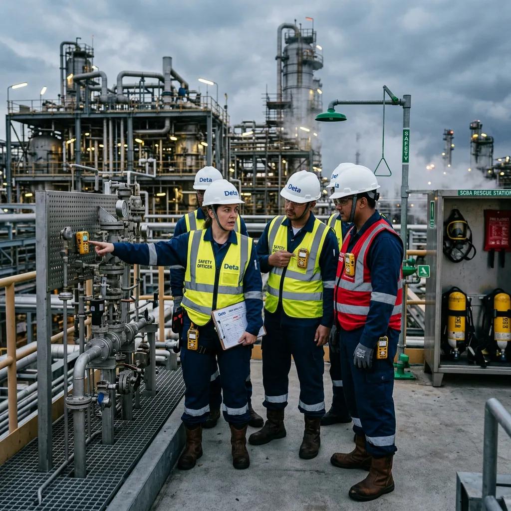 Endüstriyel Tesislerde İş Güvenliği: EPC Projelerinde Risk Yönetimi ve Kritik Tehlikeler Rehberi - Deta Endüstri Blog